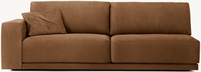 Bella Leather Left-Arm Sofa