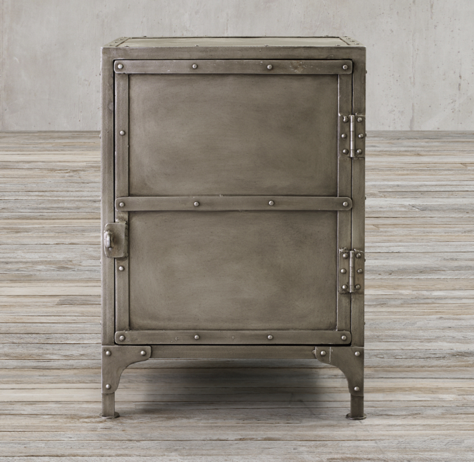 Industrial Tool Chest Side Table