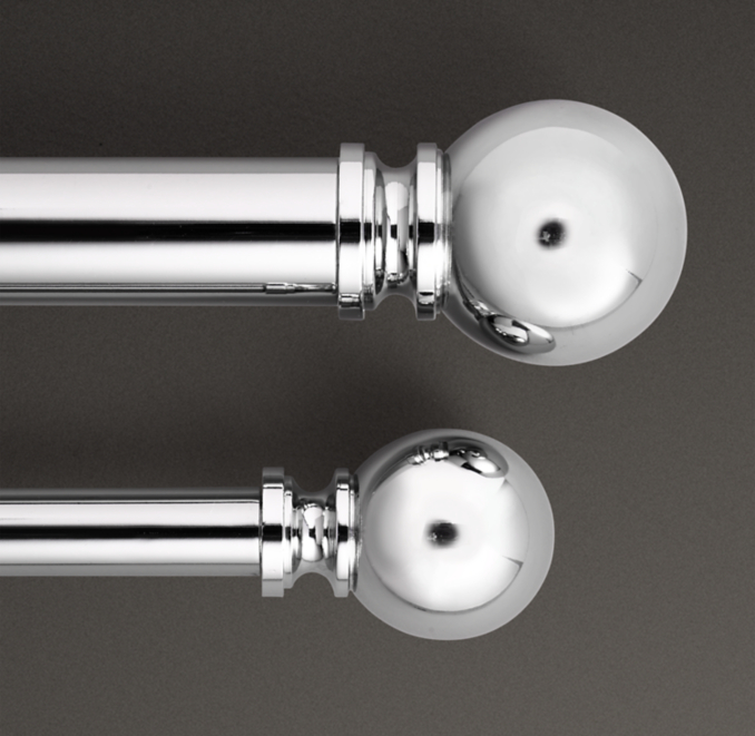 Classic Ball Finial & Rod Set
