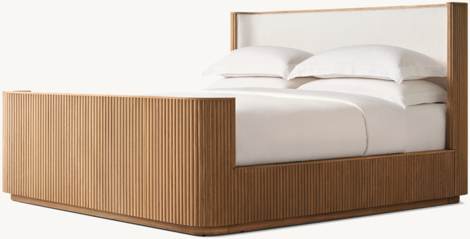 Byron Fabric Shelter Bed With Footboard