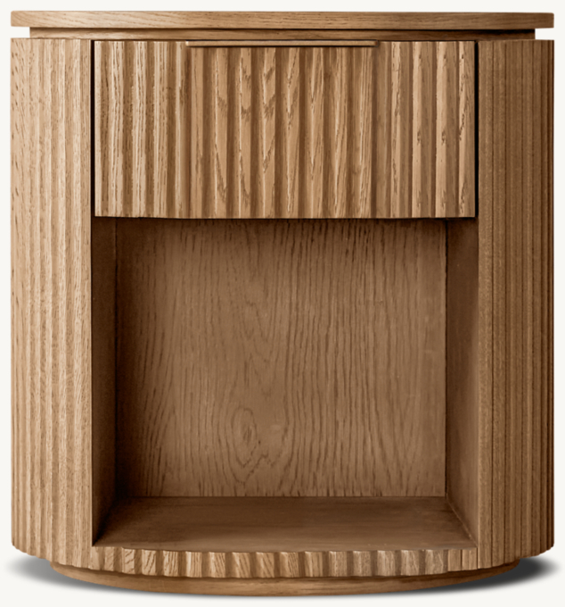 51cm nightstand shown in Natural Oak.