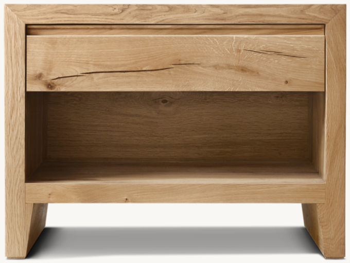 Wyeth Oak Open Nightstand