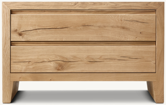 38&#34; nightstand shown in Light Oak.