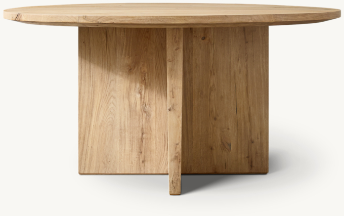 Wyeth Oak Round Dining Table