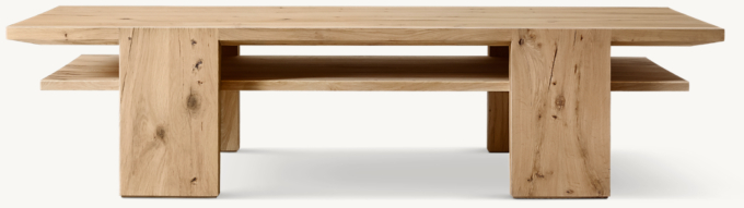 Wyeth Oak Floating Coffee Table