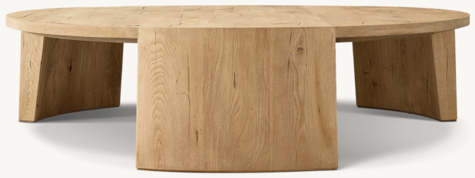 Wyeth Oak Round Coffee Table