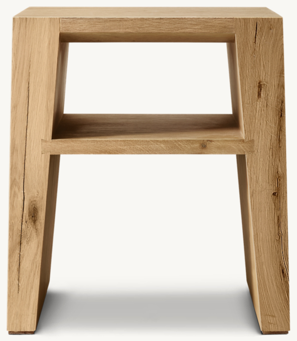 Wyeth Oak Square Side Table