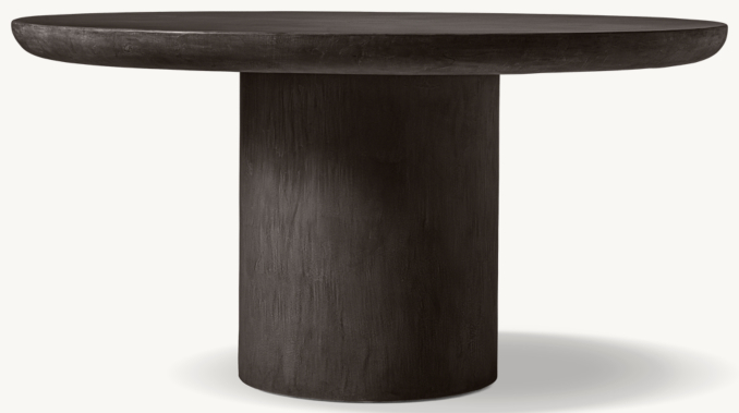 Shown in Black Waxed Concrete.