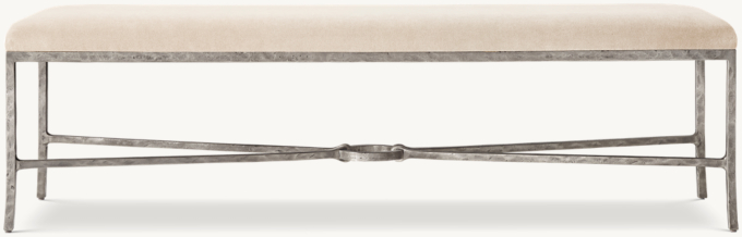 Josephine Fabric End-of-Bed Bench