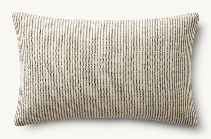 Sabi Handwoven Striated Pillow Cover - Lumbar 