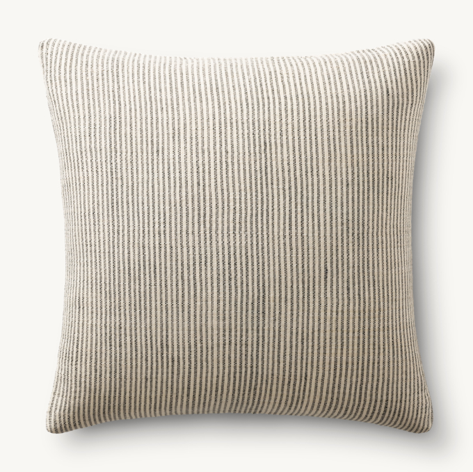Sabi Handwoven Striated Pillow Cover - Square 