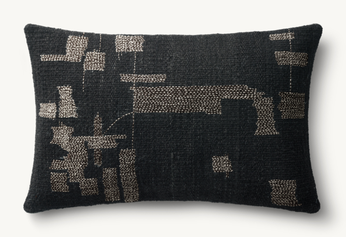 Sabi Handwoven Abstract Pillow Cover - Lumbar 
