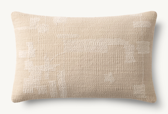Sabi Handwoven Abstract Pillow Cover - Lumbar 