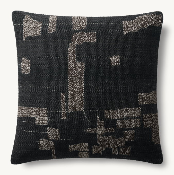 Sabi Handwoven Abstract Pillow Cover - Square 