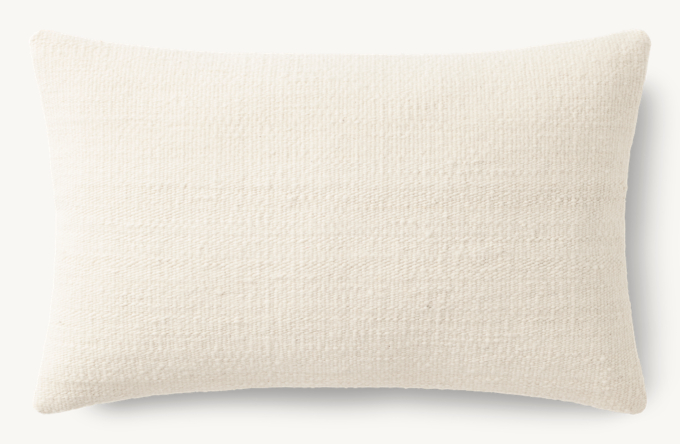 Sabi Handwoven Solid Pillow Cover - Lumbar 