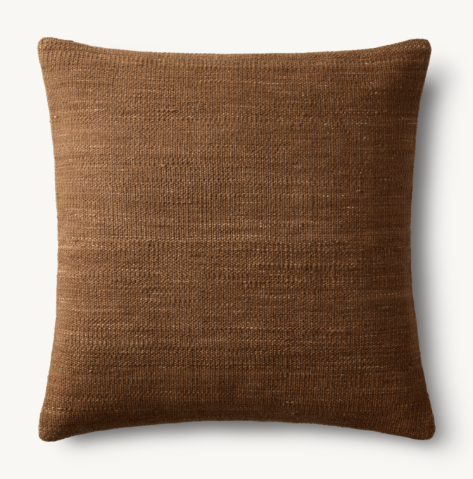 Sabi Handwoven Solid Pillow Cover - Square 