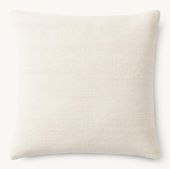 Sabi Handwoven Solid Pillow Cover - Square 