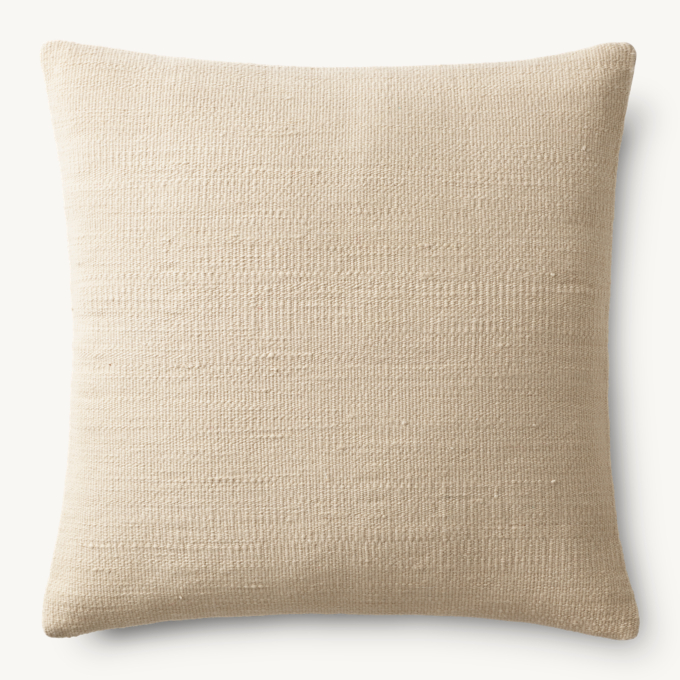 Sabi Handwoven Solid Pillow Cover - Square 