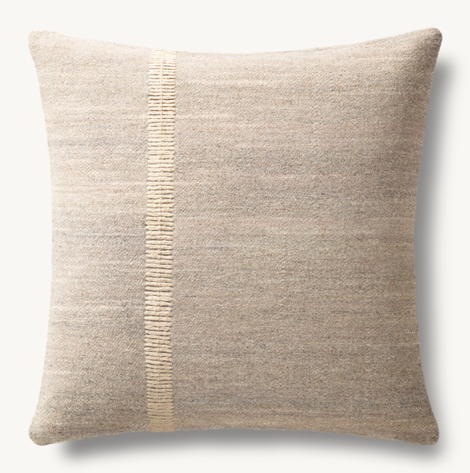 Terrain Topstitch Pillow Cover - Square 