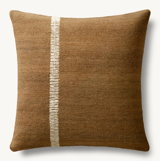 Terrain Topstitch Pillow Cover - Square 