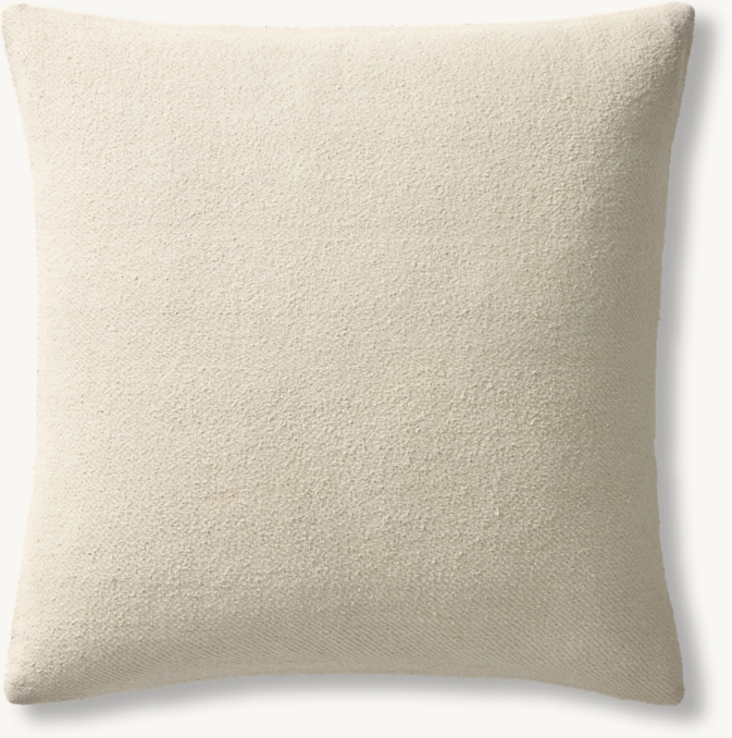 Overhead view of Savah Handwoven Marled Pillow Cover - Square  