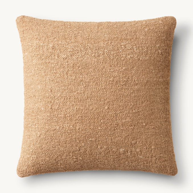 Overhead view of Surrana Linen Solid Pillow Cover - Square  