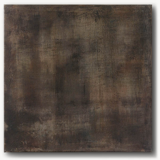 Front view of Dara Barker: Encaustic Study V For General Public 