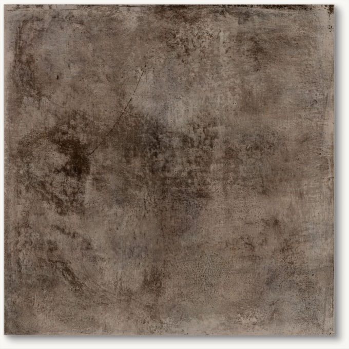 Front view of Dara Barker: Encaustic Study Xii For General Public 
