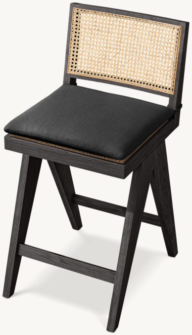 Shown in Black Perennials® Performance Textured Linen Weave.