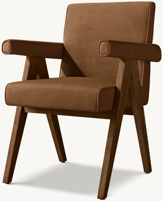Jakob Leather Dining Armchair