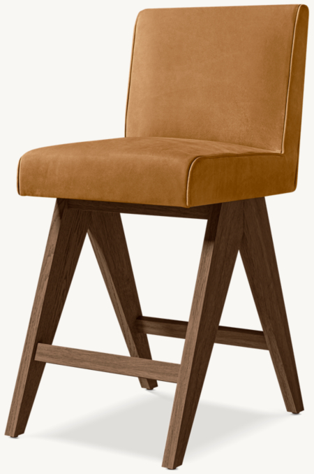Jakob Leather Bar & Counter Stool