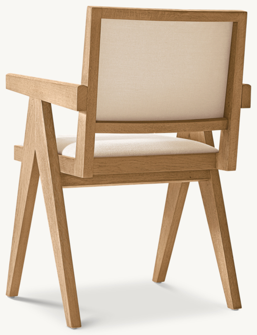 Jakob Framed Fabric Dining Armchair