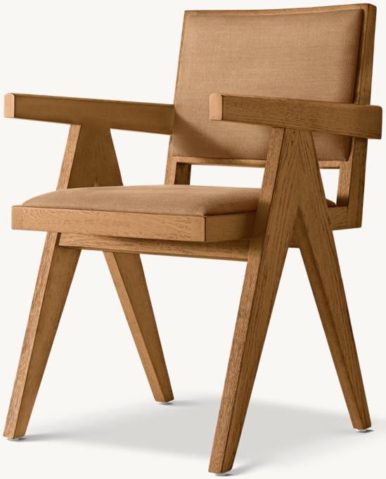 Jakob Framed Fabric Dining Armchair
