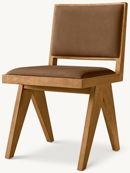 Jakob Framed Leather Dining Side Chair