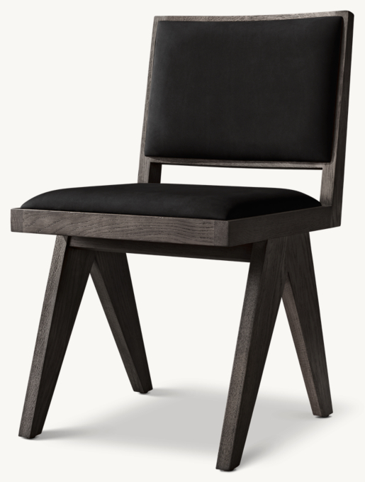 Jakob Framed Leather Dining Side Chair