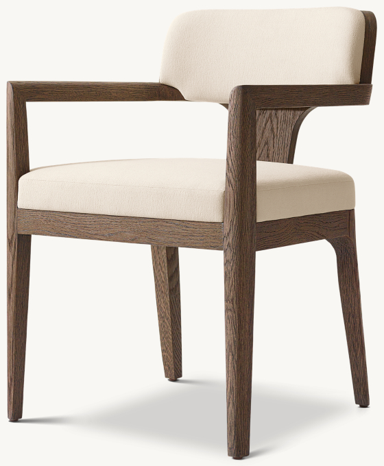 Theo Fabric Dining Armchair