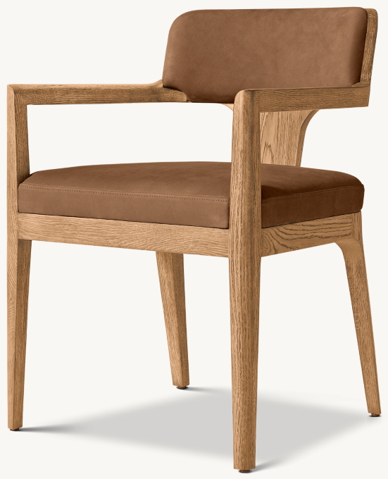 Theo Leather Dining Armchair