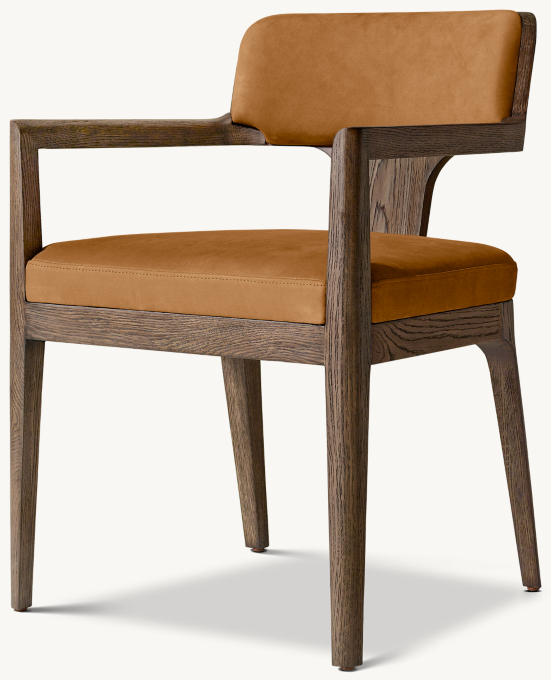 Theo Leather Dining Armchair