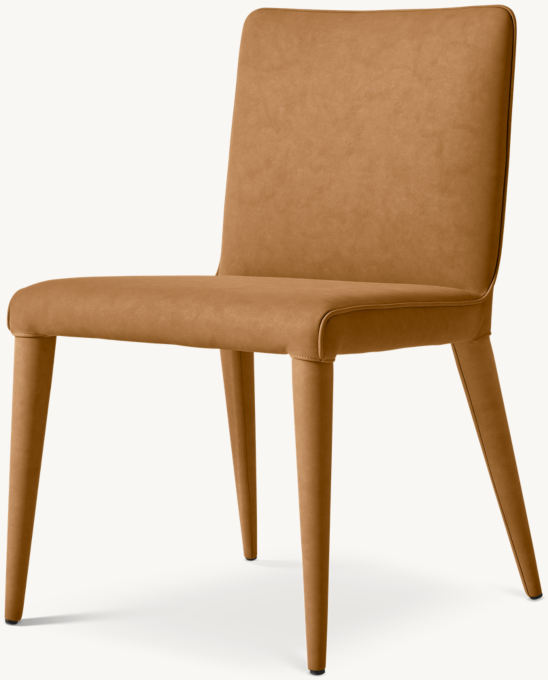 Restoration hardware store leather dining chairs