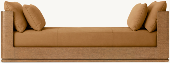 Ligné Leather Panel Daybed
