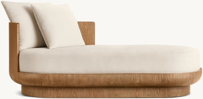 Ciro Fabric Left-Arm Daybed