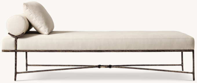 Josephine Fabric Single-Bolster Daybed
