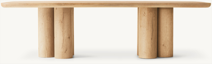 Oslo Cylinder Rectangular Dining Table