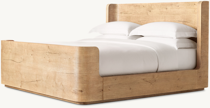 Oslo Shelter Platform Bed With Footboard