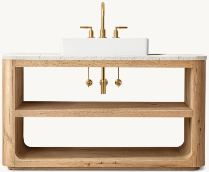 Oslo Single Extra-Wide Washstand