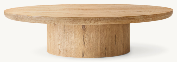 Oslo Pedestal Round Coffee Table