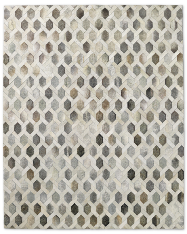 Link Cowhide Rug Sand