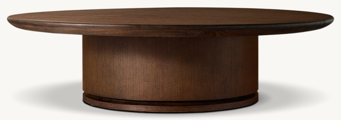 Ligné Pedestal Round Coffee Table