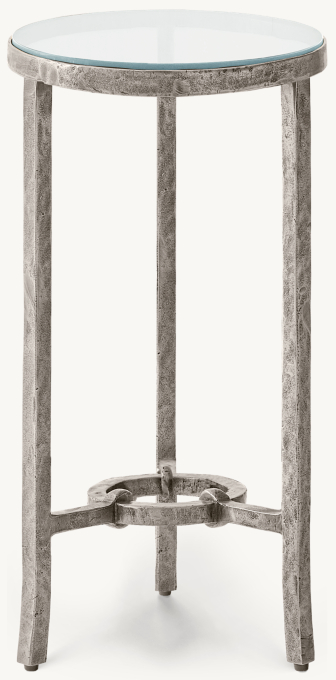 Josephine Round Glass Drink Table