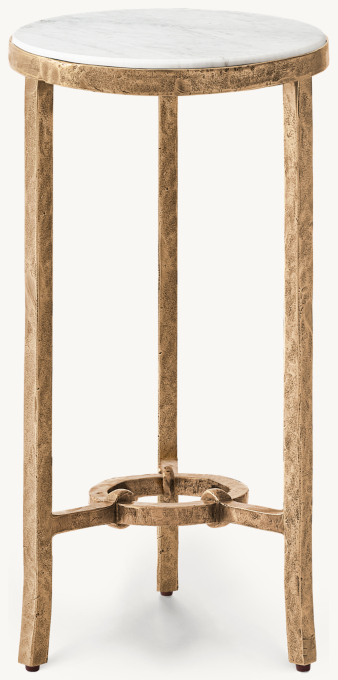 Josephine Round Marble Drink Table